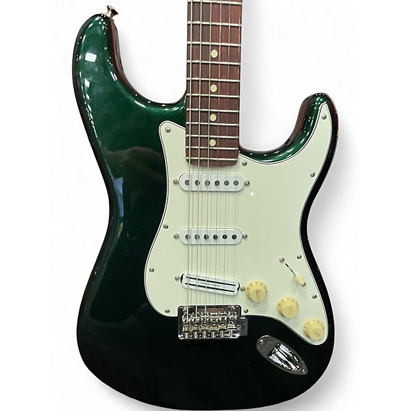 Used Fender Player II Stratocaster british racing green Solid Body Electric Guitar