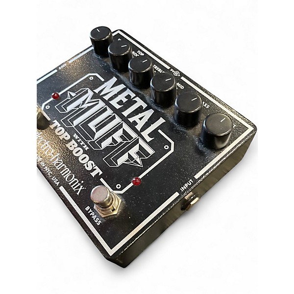 Used Electro-Harmonix Metal Muff Distortion With Top Boost Effect Pedal