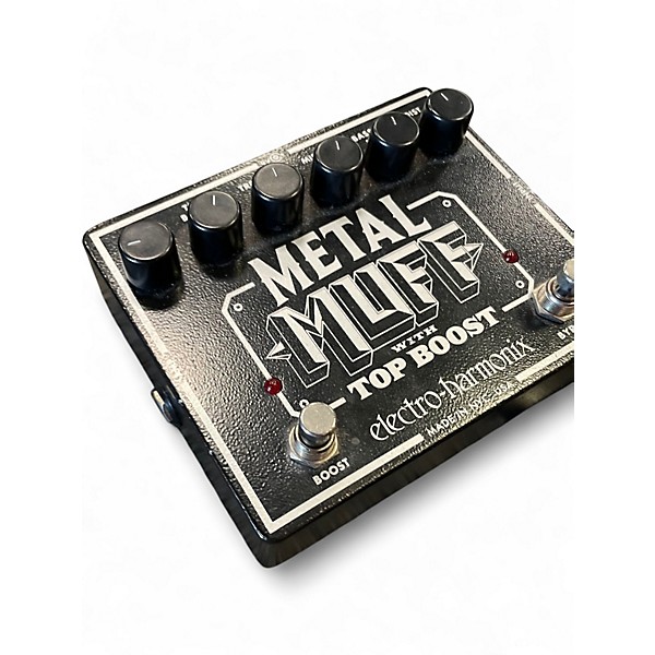 Used Electro-Harmonix Metal Muff Distortion With Top Boost Effect Pedal