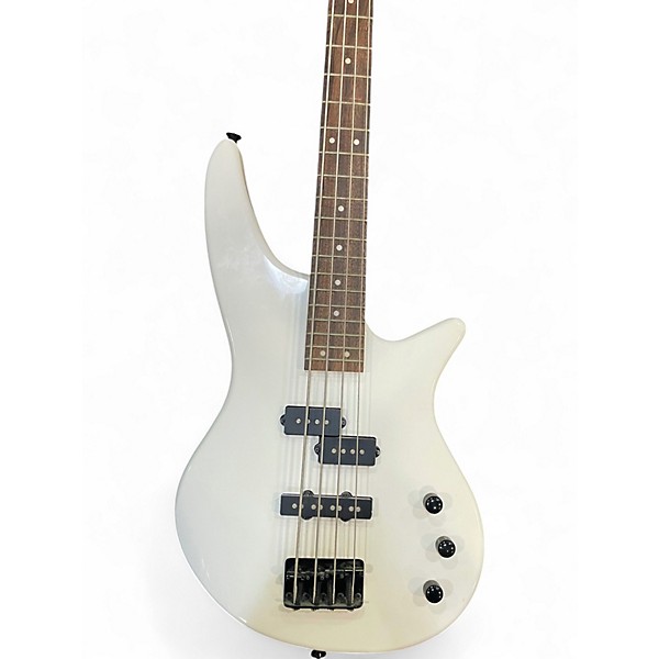 Used Jackson Spectra Bass JS2 White Electric Bass Guitar