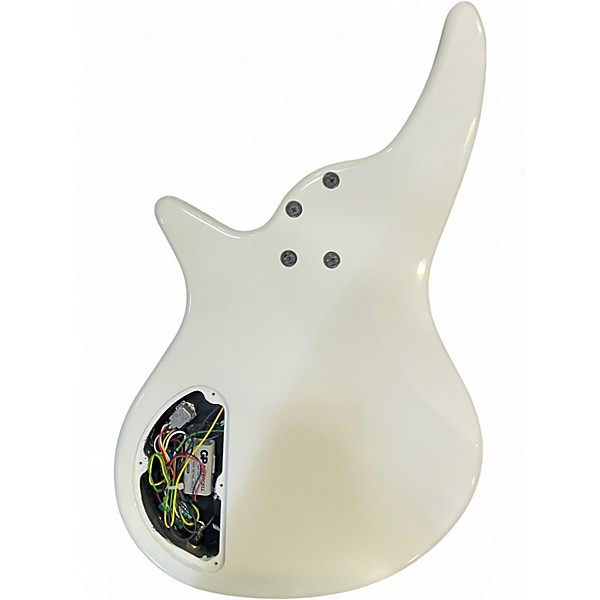 Used Jackson Spectra Bass JS2 White Electric Bass Guitar