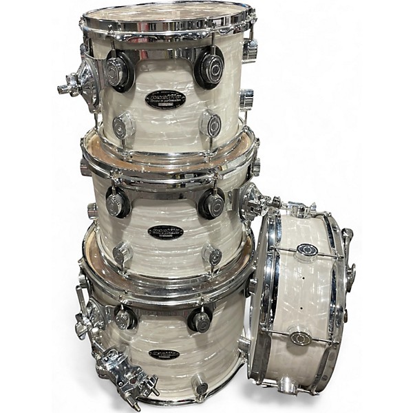 Used PDP by DW 5 Piece PACIFIC WHITE MARINE PEARL Drum Kit