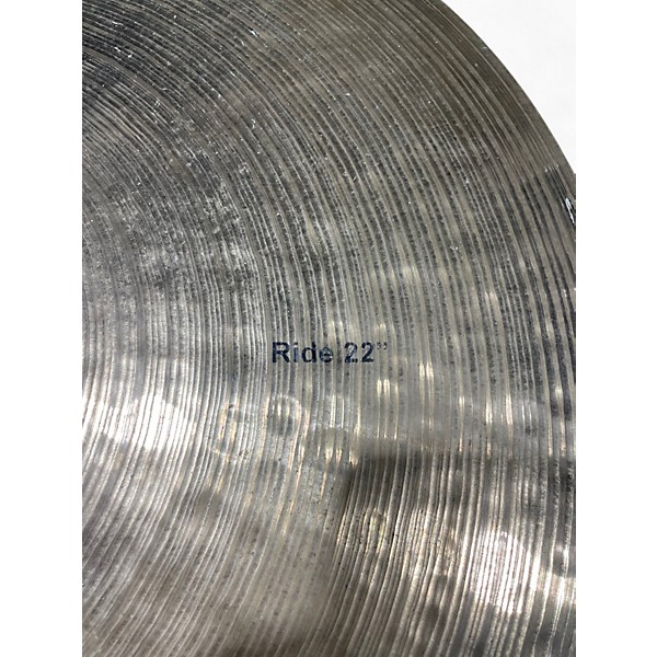 Used Paiste 22in Prototype Ride Cymbal