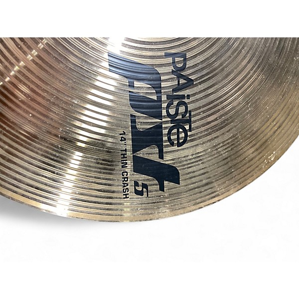 Used Paiste 14in pst5 thin crash Cymbal
