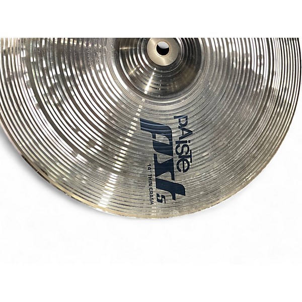 Used Paiste 14in pst5 thin crash Cymbal