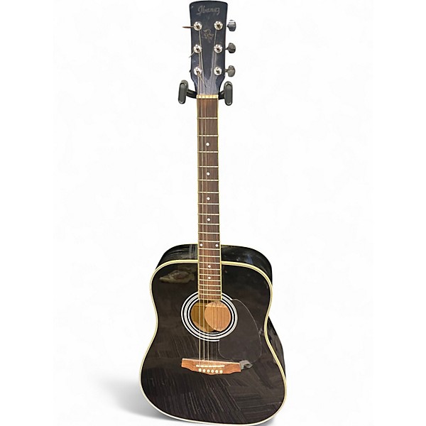 Used Ibanez PF4JP Black Acoustic Guitar