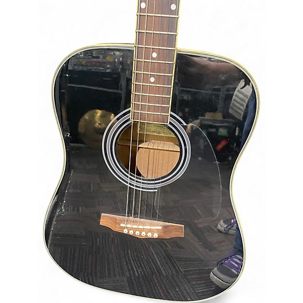 Used Ibanez PF4JP Black Acoustic Guitar