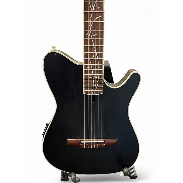 Used Ibanez TOD10N SATIN BLACK Classical Acoustic Electric Guitar