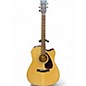 Used Yamaha FX335C Natural Acoustic Electric Guitar thumbnail