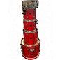 Used Pearl 5 Piece Export RED Drum Kit thumbnail