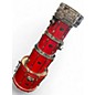 Used Pearl 5 Piece Export RED Drum Kit