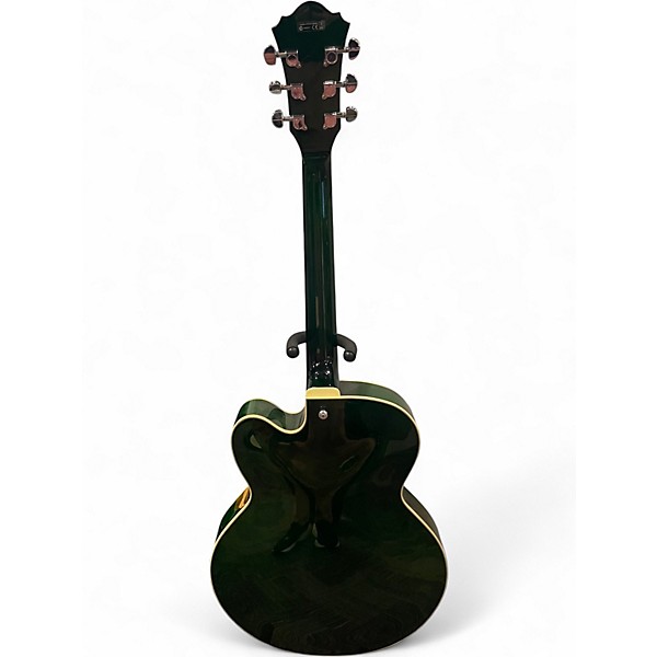 Used Ibanez Artcore AF75D Green Hollow Body Electric Guitar
