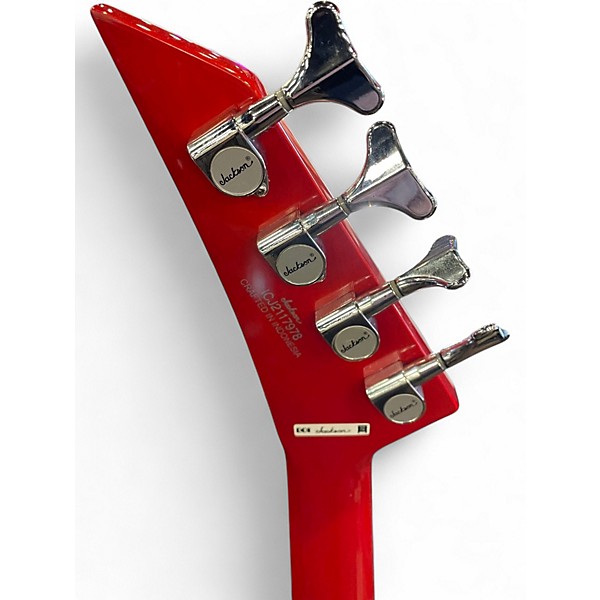 Used Jackson X Series BAss Heritage Cherry Electric Bass Guitar