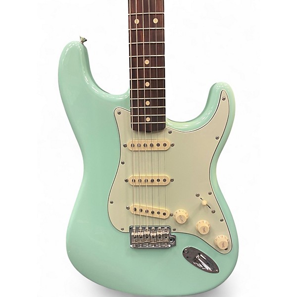Used Fender Vintera 60s Stratocaster Surf Green Solid Body Electric Guitar