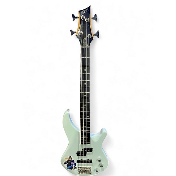 Used Mitchell MB100PB Blue Electric Bass Guitar
