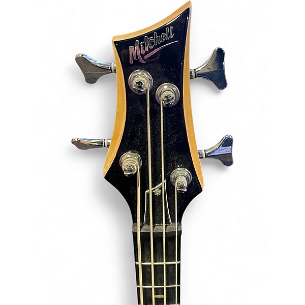 Used Mitchell MB100PB Blue Electric Bass Guitar