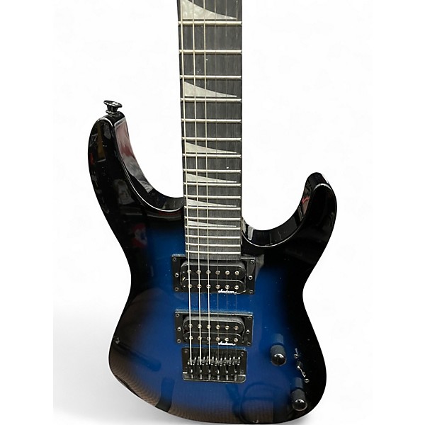 Used Jackson JS1X Minion Blue to Black Fade Solid Body Electric Guitar