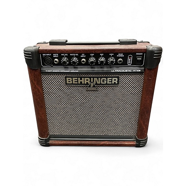Used Behringer AT108 1X8 15W Ultracoustic Acoustic Guitar Combo Amp