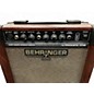 Used Behringer AT108 1X8 15W Ultracoustic Acoustic Guitar Combo Amp