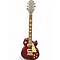 Used Epiphone Les Paul Traditional Pro IV Satin Red Solid Body Electric Guitar thumbnail
