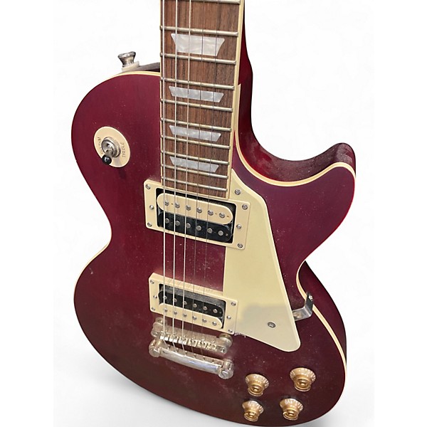 Used Epiphone Les Paul Traditional Pro IV Satin Red Solid Body Electric Guitar