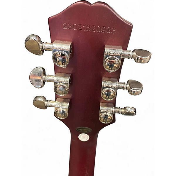 Used Epiphone Les Paul Traditional Pro IV Satin Red Solid Body Electric Guitar