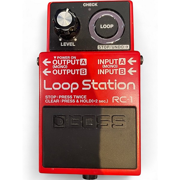 Used BOSS RC1 Loop Station Pedal