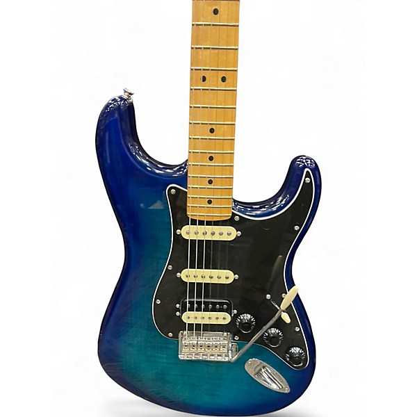 Used Fender Player Stratocaster HSS Blue Burst Solid Body Electric Guitar