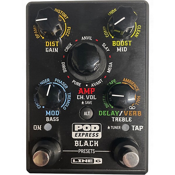 Used Line 6 Pod Express Black Effect Processor