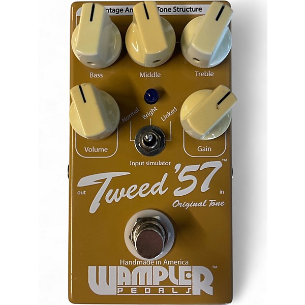 Used Wampler Tweed '57 Vintage Overdrive Effect Pedal
