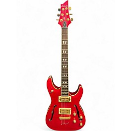 Used Schecter Guitar Research C/SH1 RED Hollow Body Electric Guitar