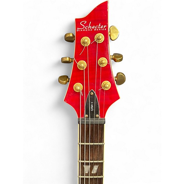 Used Schecter Guitar Research C/SH1 RED Hollow Body Electric Guitar