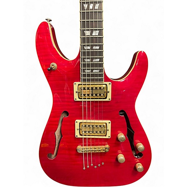 Used Schecter Guitar Research C/SH1 RED Hollow Body Electric Guitar