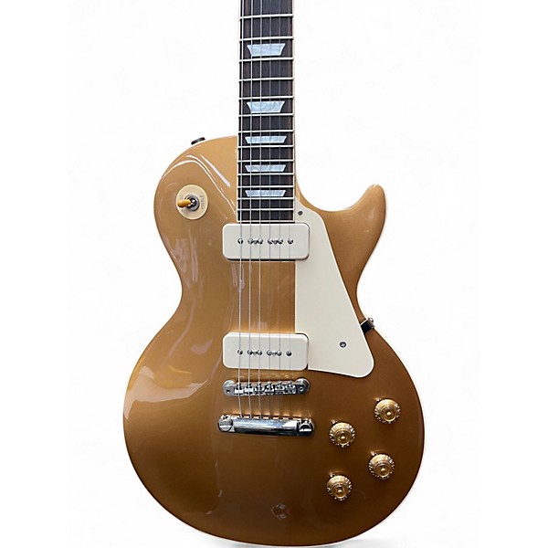 Used 2025 Gibson Les Paul Standard '50s P-90 Gold Top Solid Body Electric Guitar