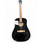 Used Fender CD60 Dreadnought Black Acoustic Guitar thumbnail