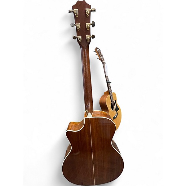 Used Taylor 814CE DLX Natural Acoustic Electric Guitar