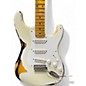 Used Fender Custom Shop 1956 Stratocaster Redil White over Sunburst Solid Body Electric Guitar