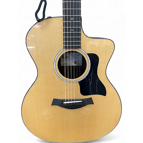 Used Taylor 214CE PLUS Natural Acoustic Electric Guitar