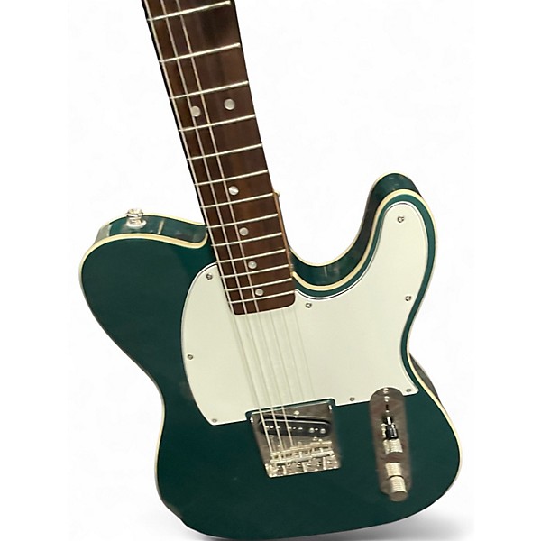 Used Squier custom esquire Green Solid Body Electric Guitar