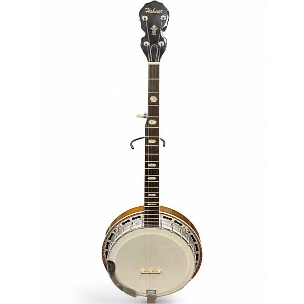 Used Hohner vitage 5 string banjo Natural Banjo