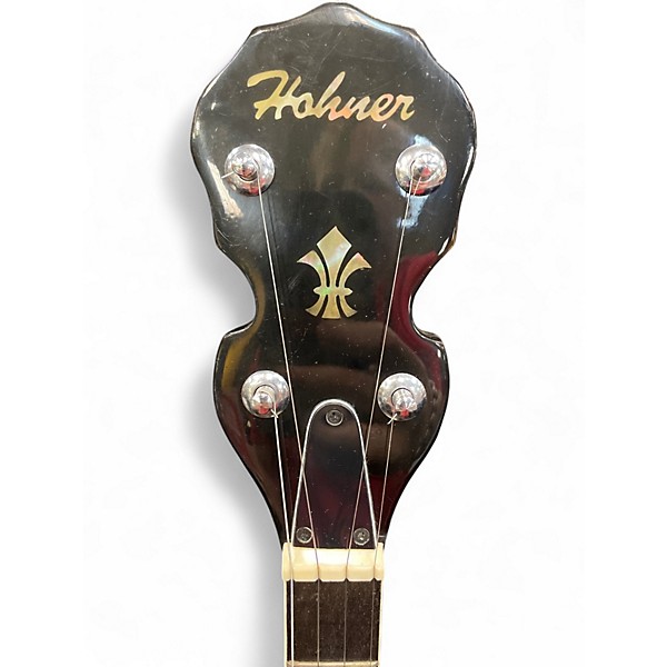 Used Hohner vitage 5 string banjo Natural Banjo