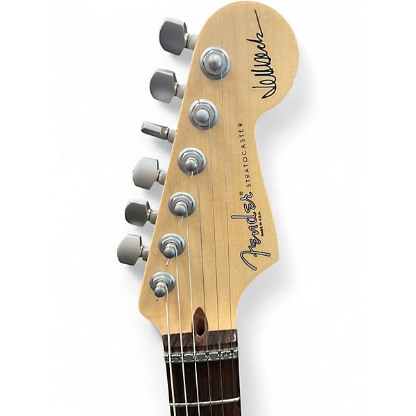 Used Fender Artist Series Jeff Beck Stratocaster SURF GREEN Solid Body Electric Guitar