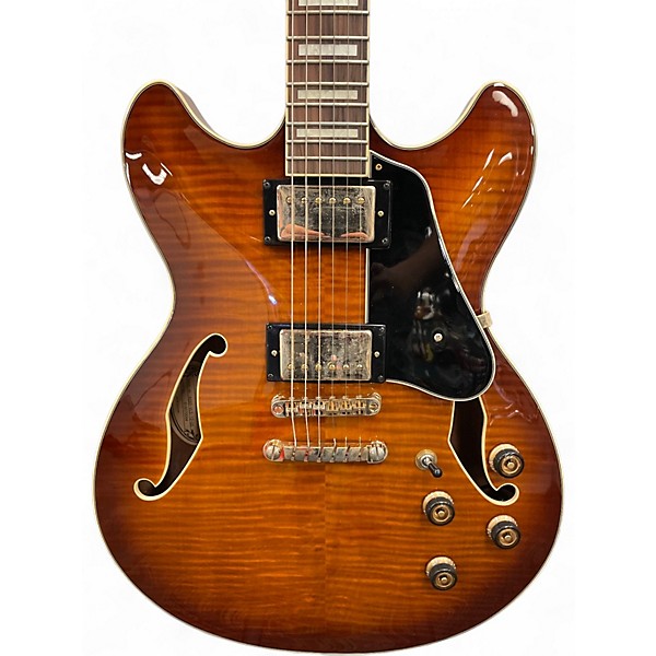 Used Ibanez AS93VLS Violin Sunburst Hollow Body Electric Guitar