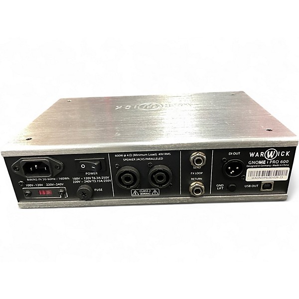 Used Warwick Gnome ipro 600 Bass Amp Head