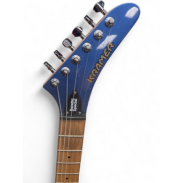 Used Kramer BARETTA SPECIAL BLUE SPARKLE Solid Body Electric Guitar