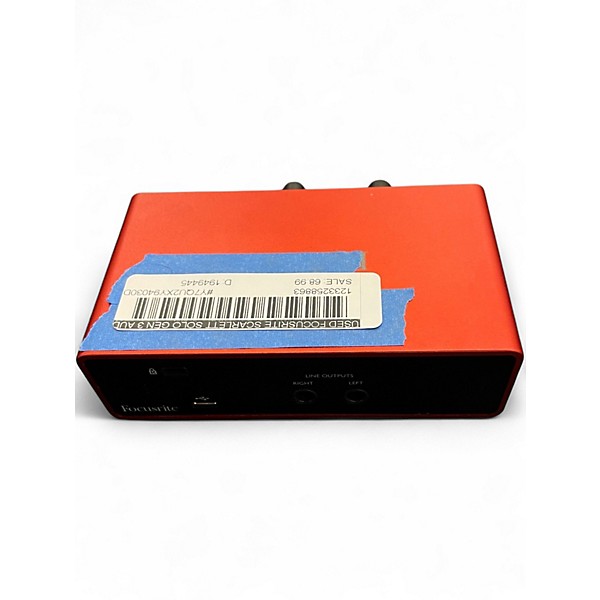 Used Focusrite Scarlett Solo Gen 3 Audio Interface