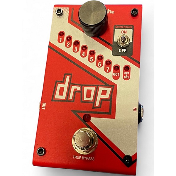 Used DigiTech The Drop Polyphonic Drop Tune Pitch-Shifter Effect Pedal