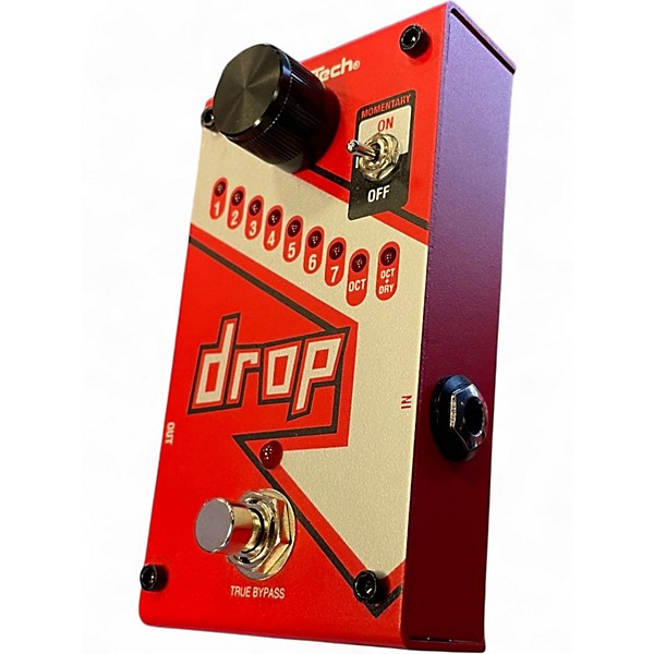 Used DigiTech The Drop Polyphonic Drop Tune Pitch-Shifter Effect Pedal