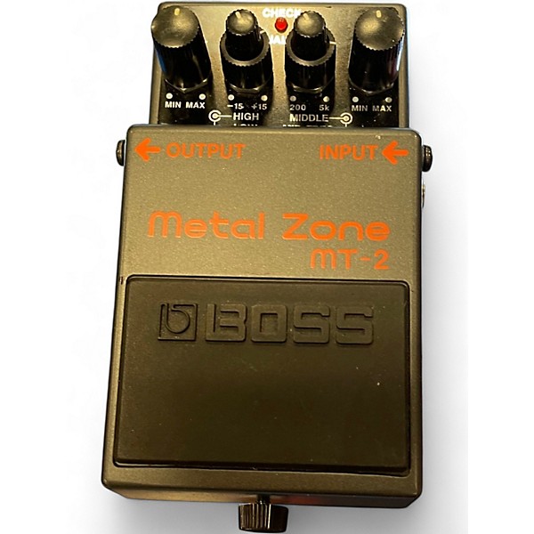 Used BOSS MT2 Metal Zone Distortion Effect Pedal