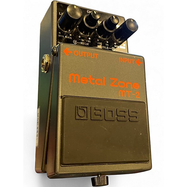 Used BOSS MT2 Metal Zone Distortion Effect Pedal